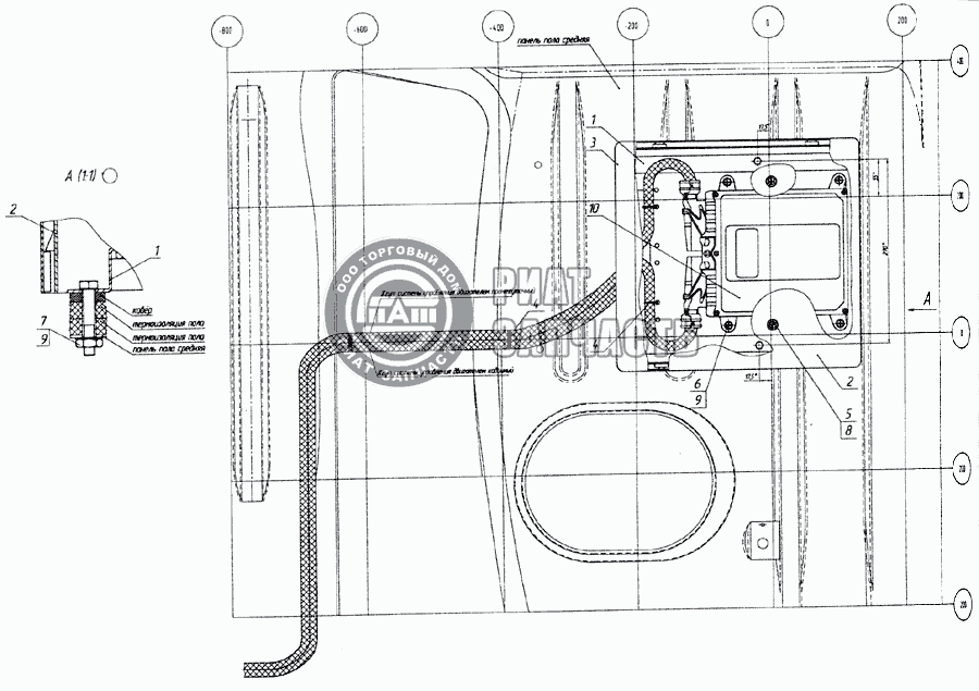 Полка на камаз 6520